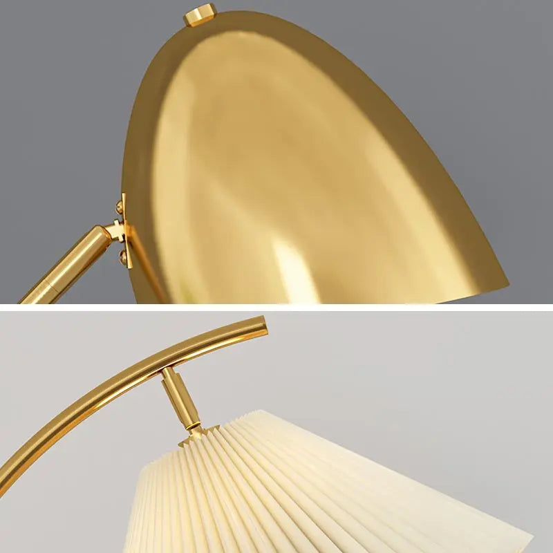 lampadaire nordique à led abat-jour en tissu pour décoration intérieure - vue 6 sur 18