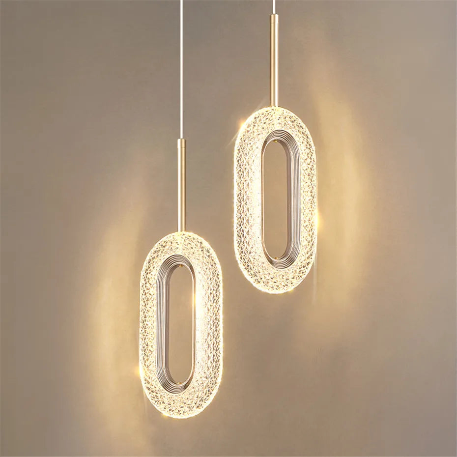 suspension à led moderne pour éclairage intérieur décoratif - vue 3 sur 8