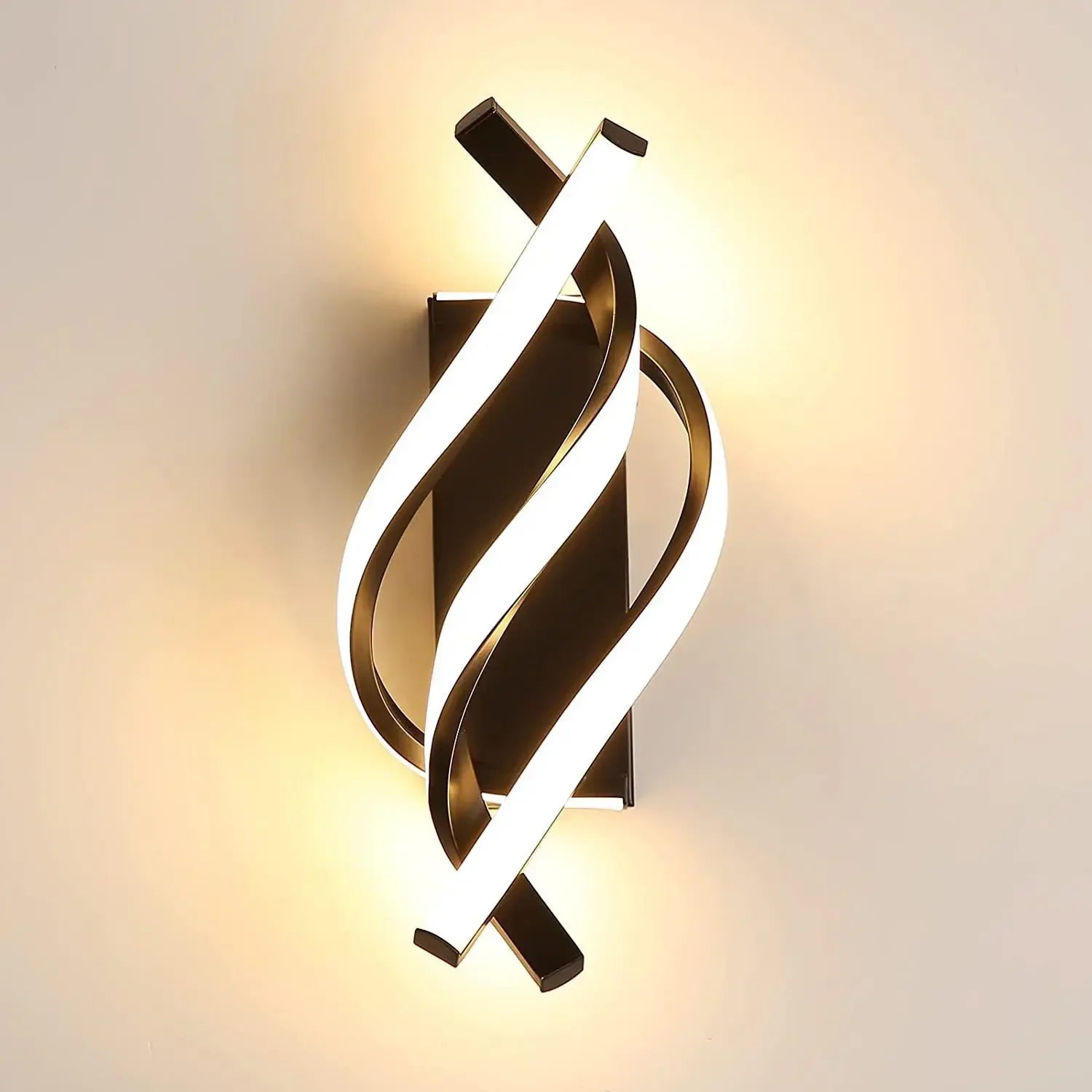 applique murale led spiral 3000k salon - vue 2 sur 7