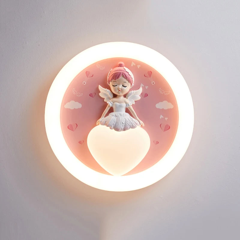 Full Spectrum Children's Room Ceiling Lamp Cartoon Resin Princess Ceiling Light Kids Baby Room Bedroom Nursery School Decor 220V - vue 7 sur 8