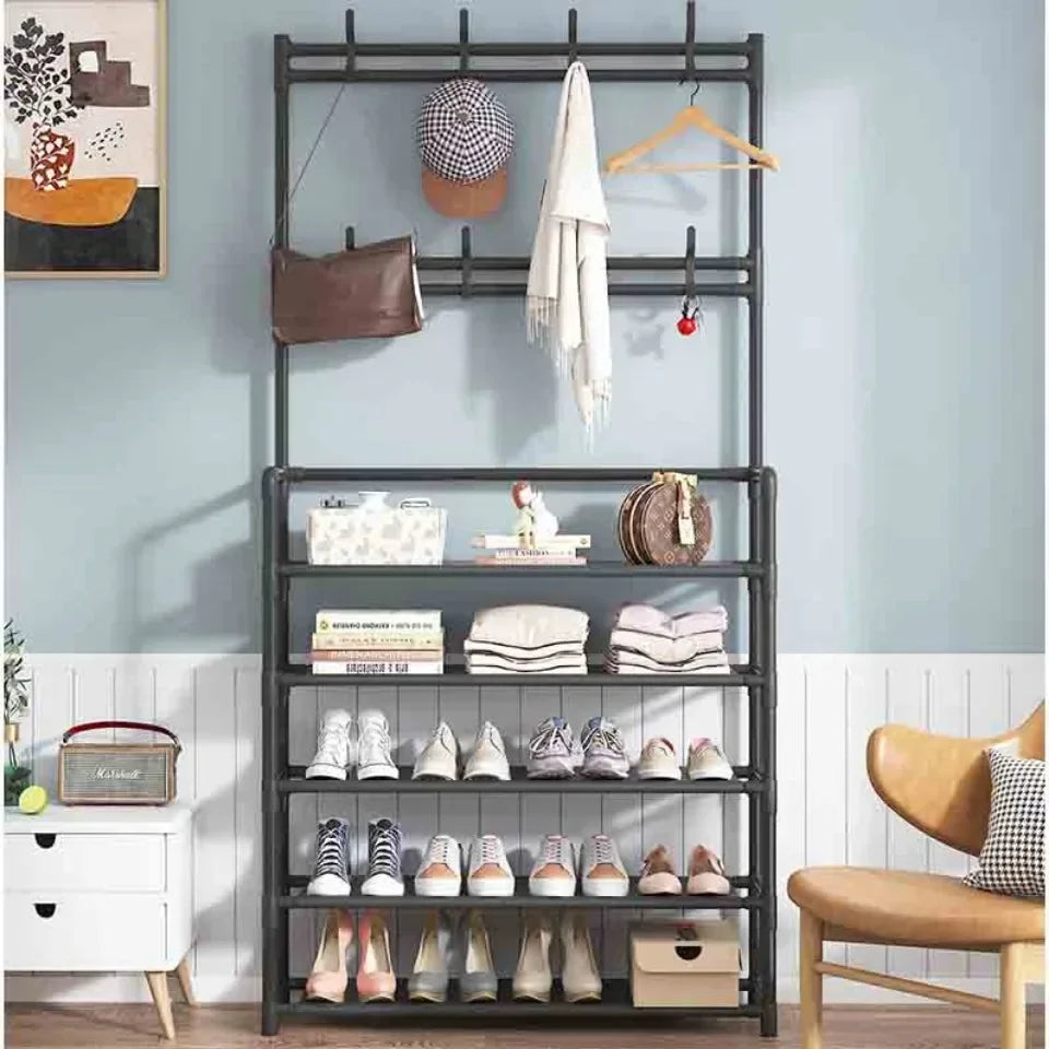 étagère à chaussures multifonction pour rangement et séchage - vue 6 sur 11