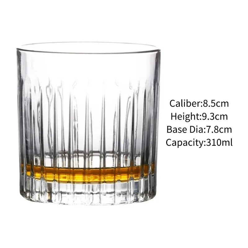 Verres whisky gravés style old fashioned classiques