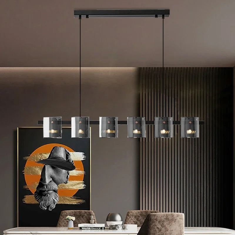 lampe suspendue led nordique pour décoration intérieure - vue 3 sur 12
