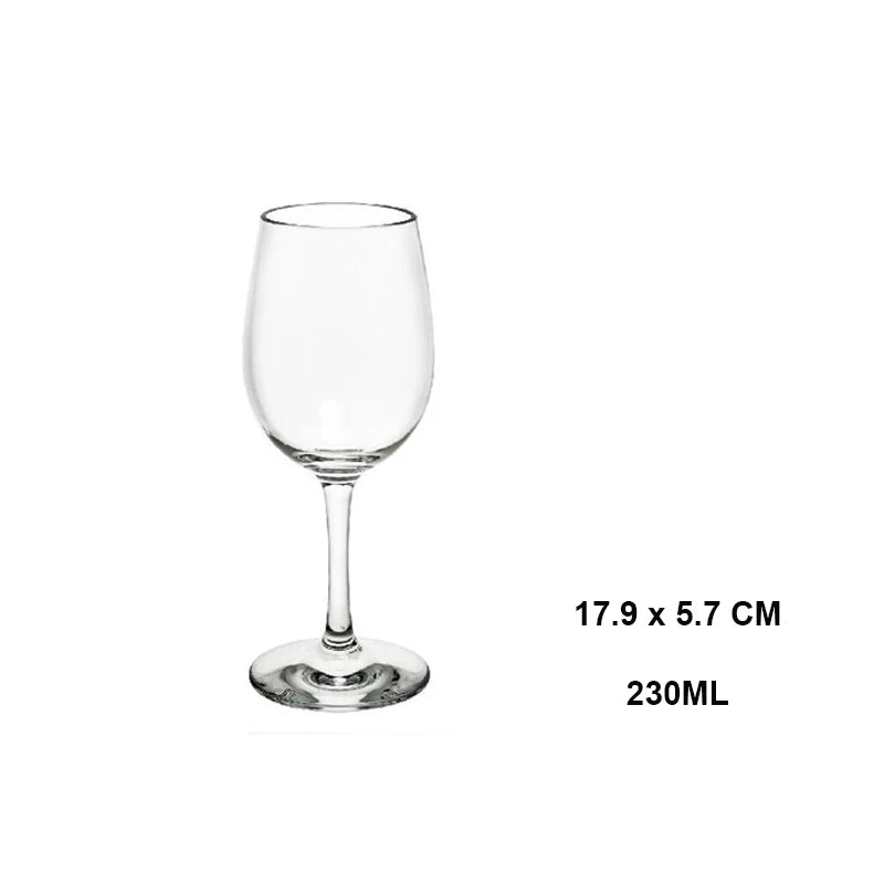 Verres vin incassables sans pied elegants reutilisables