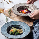 Assiette creuse ceramique style chapeau paille japonais kawaii