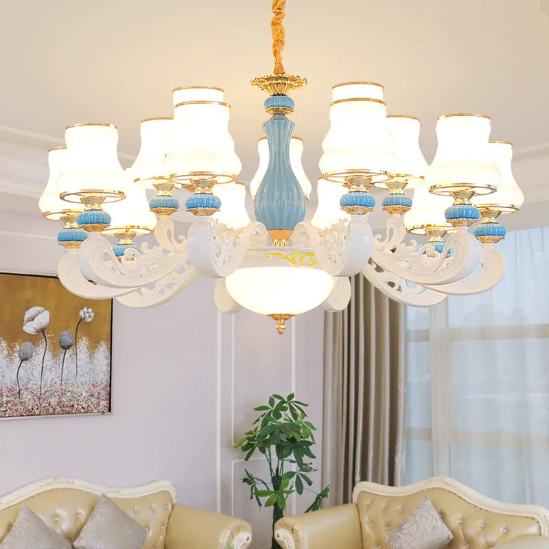 lustre moderne en céramique pour un éclairage intérieur élégant - vue 3 sur 6