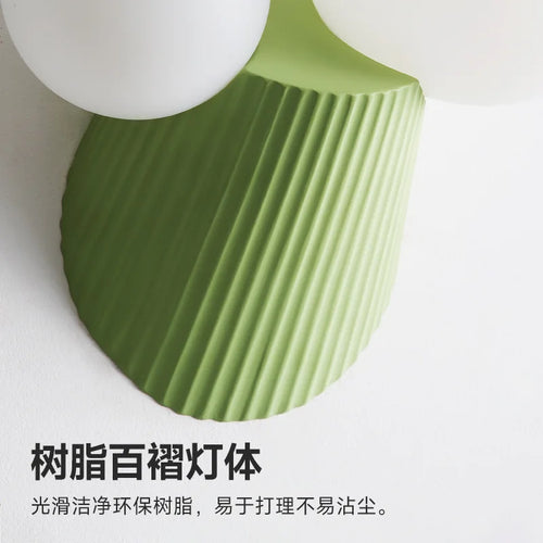 applique murale led cactus en résine verre pour étude