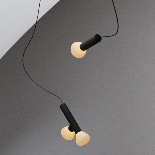 suspension design artistique luminaire décoratif cordon réglable