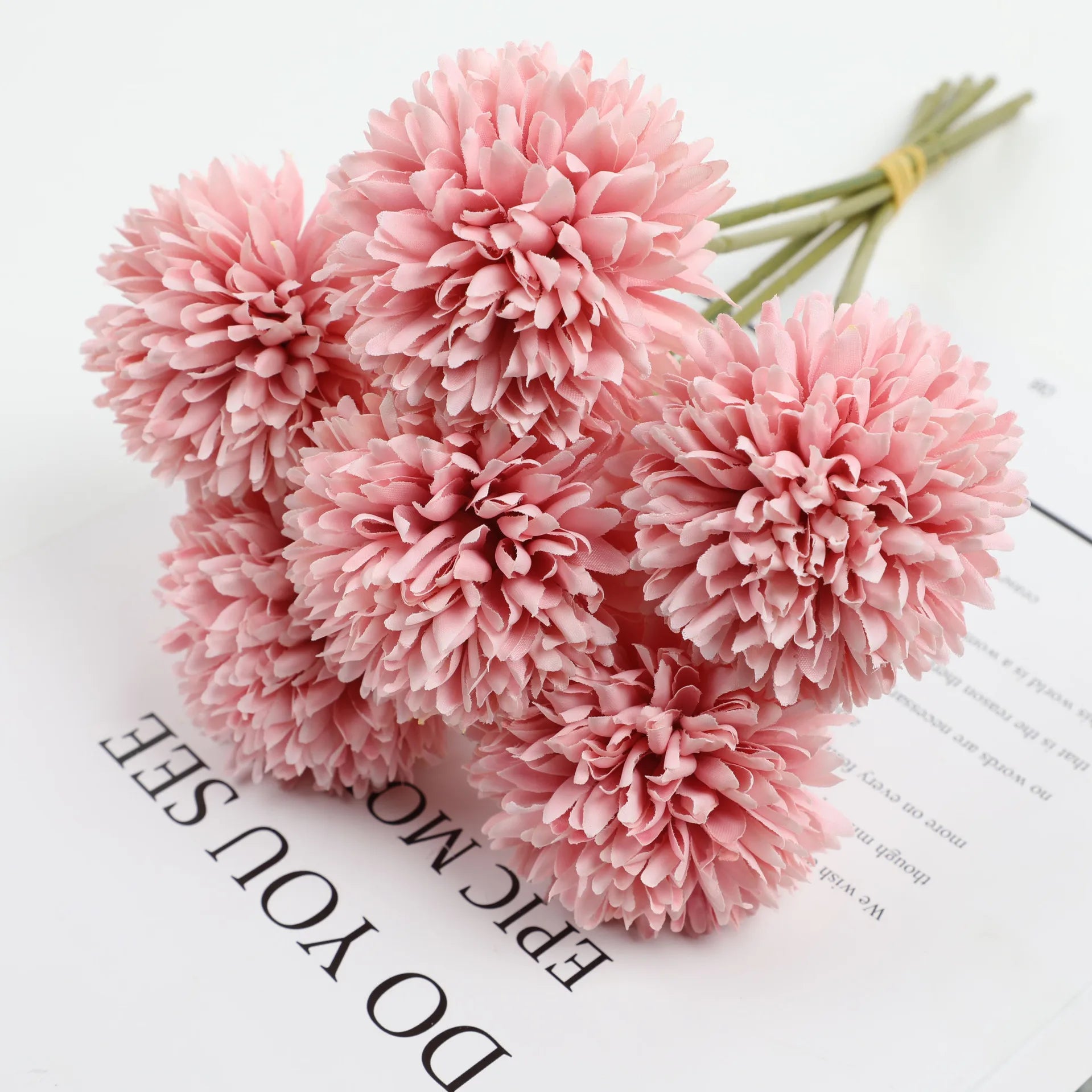 boule de chrysanthème artificielle pour décoration de mariage et fête - vue 8 sur 12