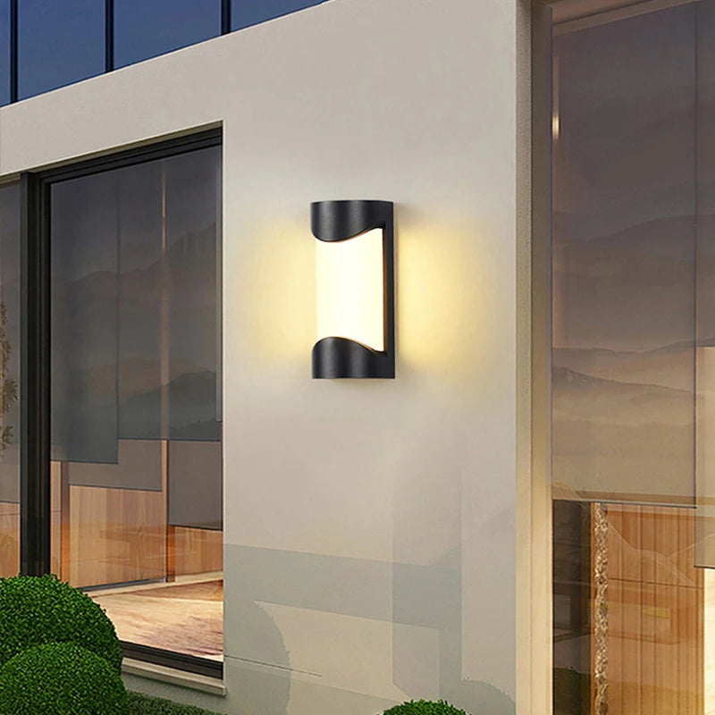 applique murale led résistantes à l'humidité pour décoration extérieure rurale