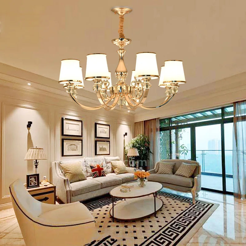 lustre led moderne avec suspension pour décoration intérieure - vue 7 sur 11