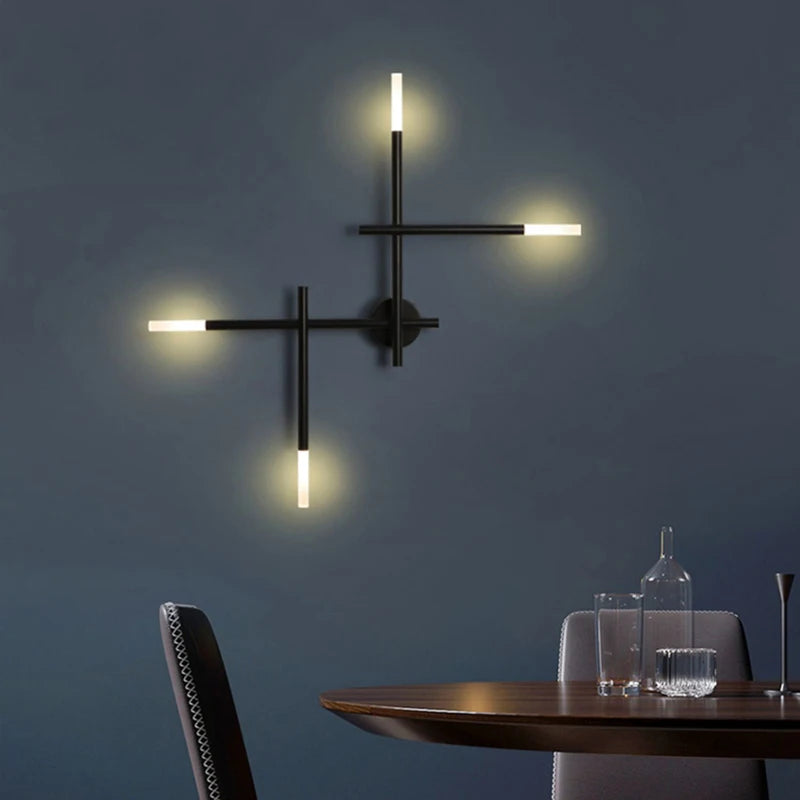 applique murale led moderne pour décoration intérieure élégante - vue 4 sur 10