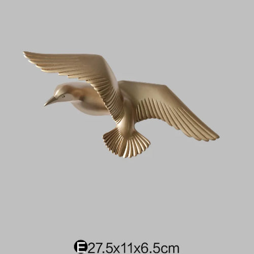 décoration murale créative mouette oiseau pour intérieur - vue 22 sur 36