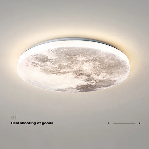 plafonnier design moderne en forme de lune pour intérieur créatif - vue 2 sur 10