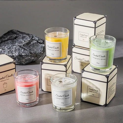 coffret cadeau bougie aromathérapie haut de gamme fait main - vue 4 sur 12