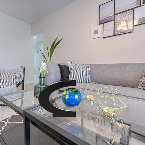 globe flottant à lévitation magnétique avec lumière led décoratif pour tous - vue 2 sur 7