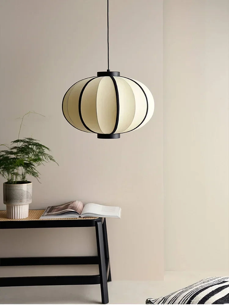 piet lanternes simples design tissu abat-jour décoration lumière