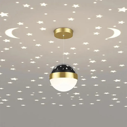 lustre moderne projection ciel étoilé éclairage intérieur décoratif