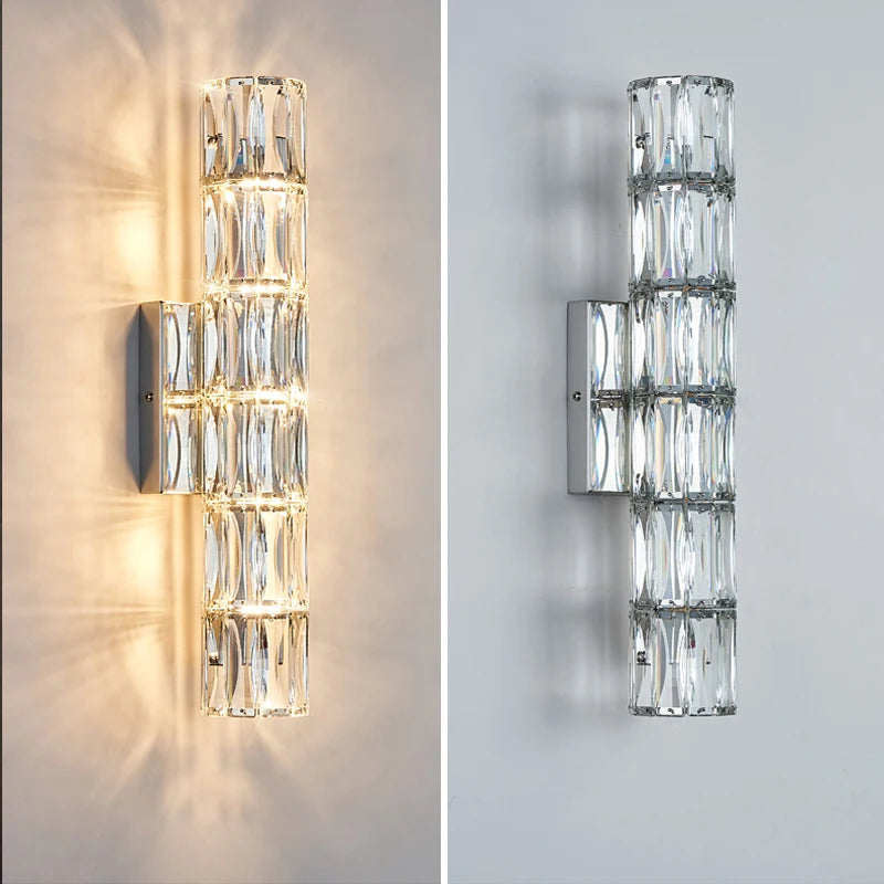 Applique murale moderne et luxueuse en cristal - vue 6 sur 11