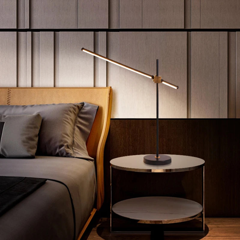 Lampadaire design sur pied Led minimaliste moderne - vue 6 sur 8
