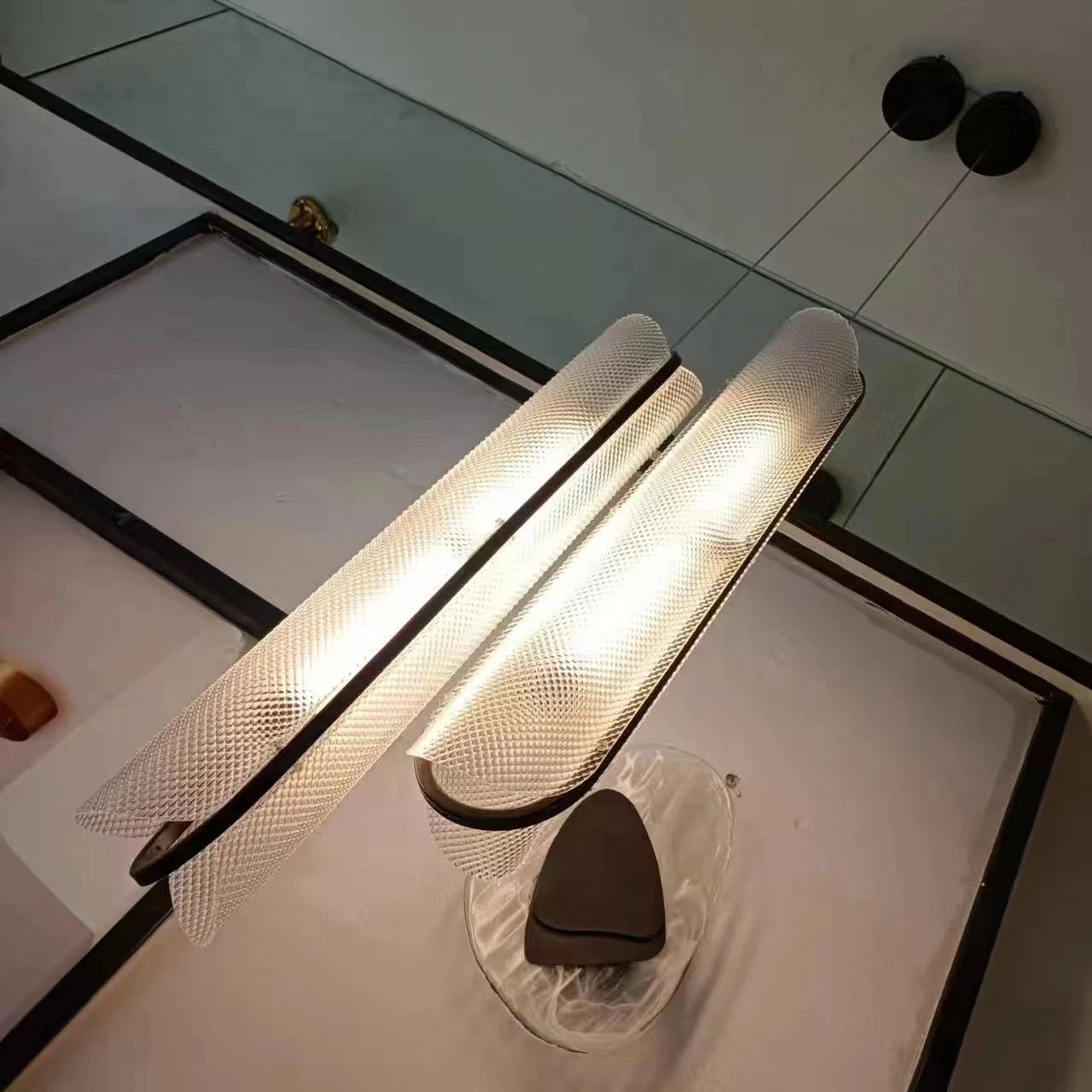 lampe led moderne à suspension réglable pour bar et bureau - vue 6 sur 12