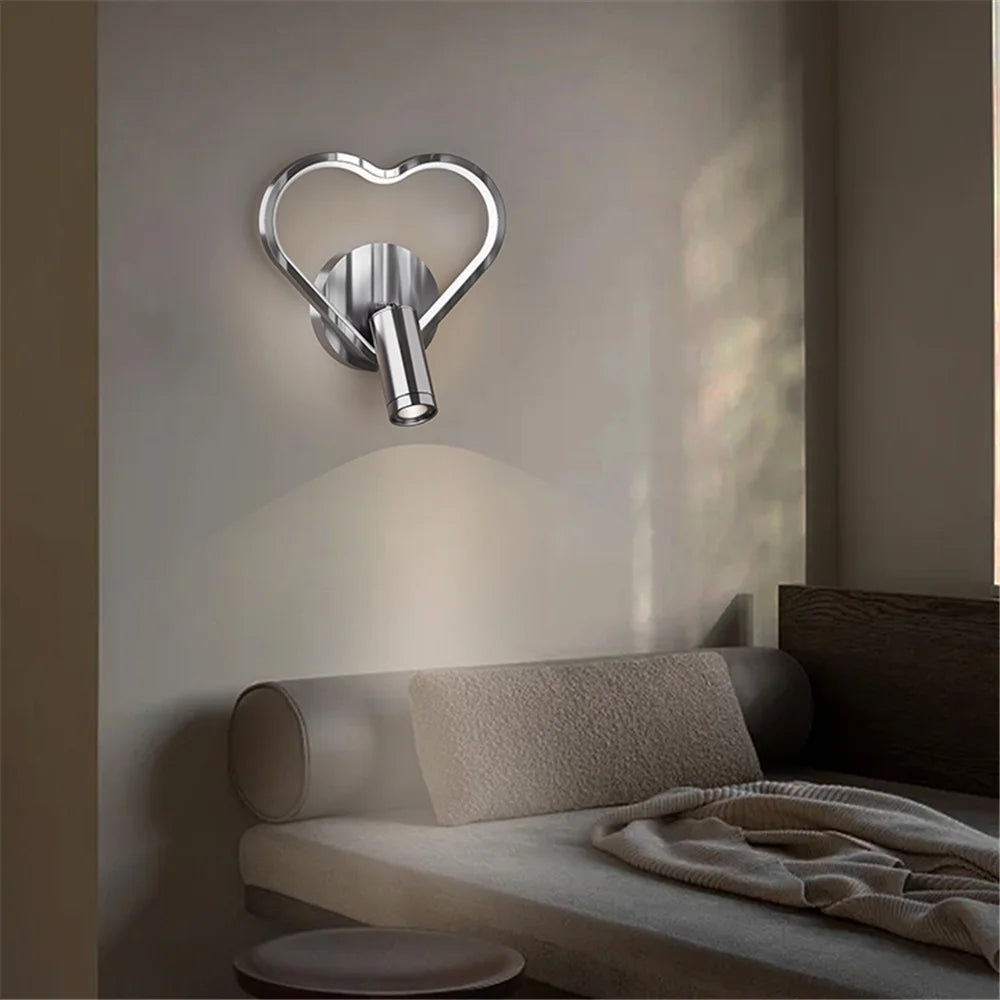 applique murale à led moderne en chrome pour intérieur design - vue 6 sur 16