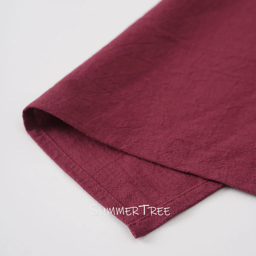 Serviette de table coton lavé style méditerranéen lot
