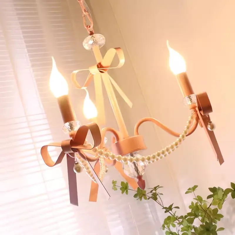 lustre romantique mignon pour chambre enfant décoration lumineuse - vue 4 sur 8