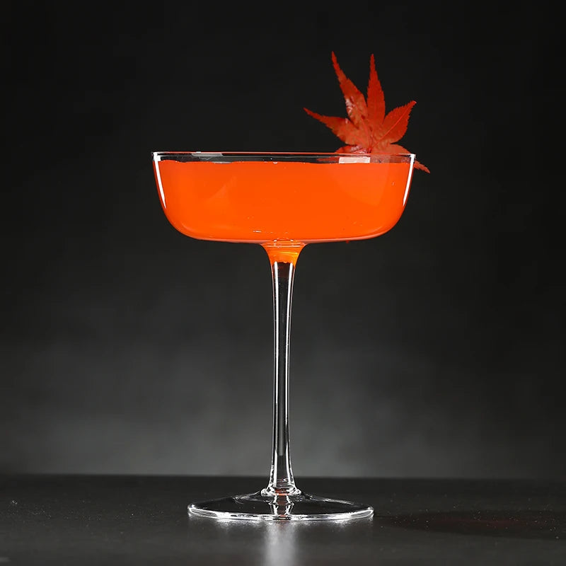 Verres à pied cocktail champagne martini style vintage - vue 5 sur 7