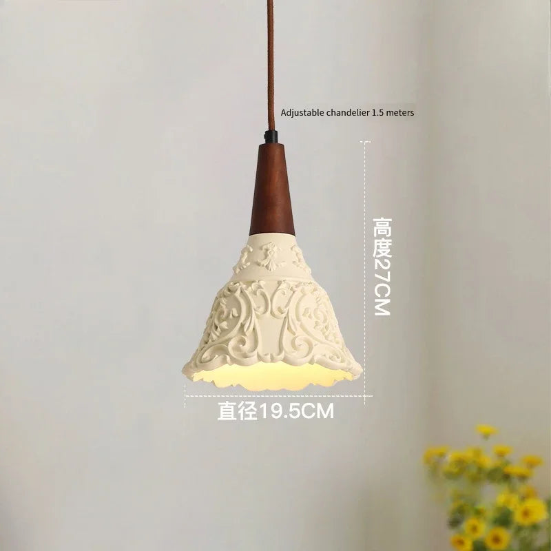 lustre créatif antique en résine pour décoration rétro - vue 12 sur 14