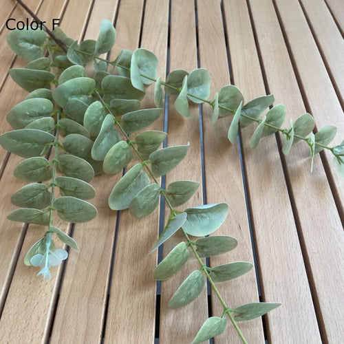 branche de plante artificielle en eucalyptus pour décoration intérieure et jardin - vue 13 sur 13