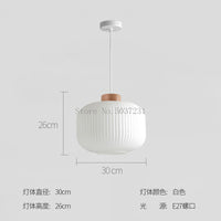 lampe led suspendue design nordique makaron pour décoration intérieure