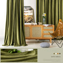 Rideau occultant style retro pour grandes fenetres salon