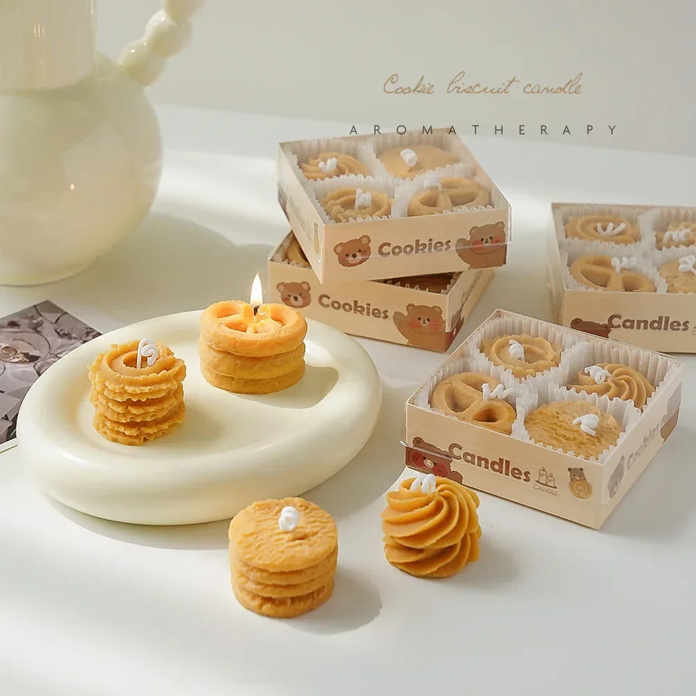 coffret cadeau bougies aromathérapie biscuits créatifs et cire à modeler - vue 3 sur 7