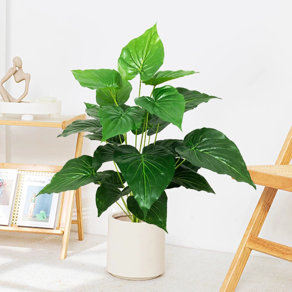 plante artificielle tropicale monstera pour décoration intérieure et extérieure - vue 3 sur 8