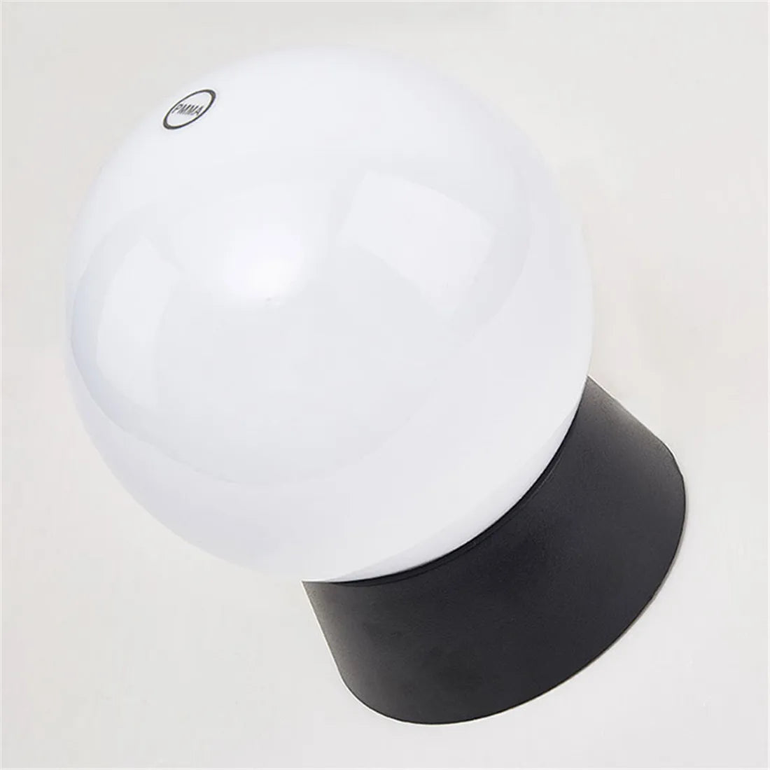 lampadaire extérieur globe noir pour éclairage de jardin et terrasse - vue 5 sur 15