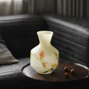 vase en verre imprimé motif floral pour décoration et terrarium
