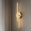 laiton led applique murale minimaliste pour restaurant