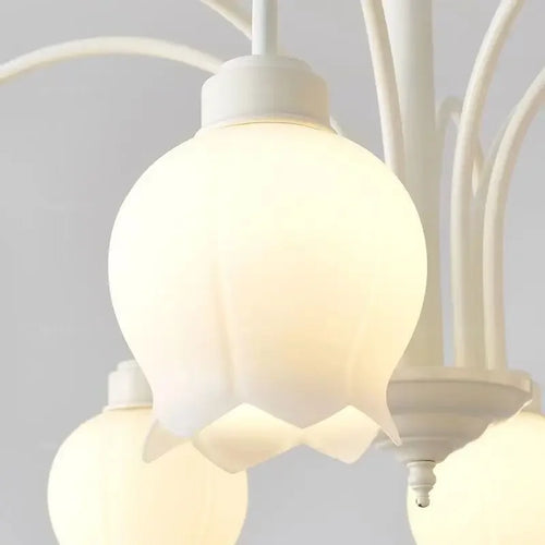 lustre design luxe à led avec orchidées persistantes modernes