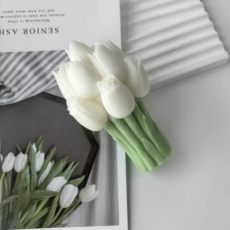 moule en silicone 3d pour fleurs et bougies artisanales - vue 6 sur 7