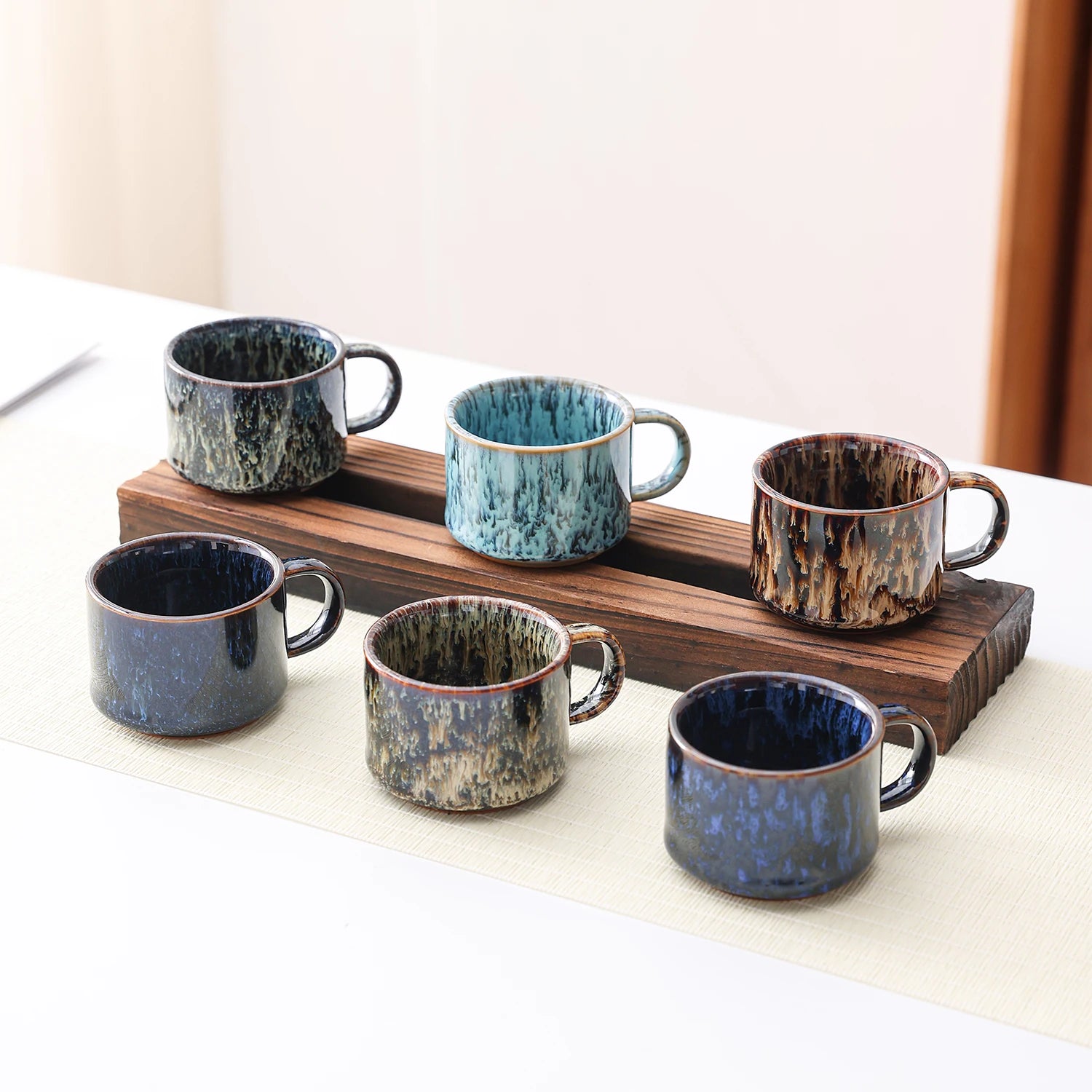 Tasses cafe ceramique isothermes design minimaliste maison bureau