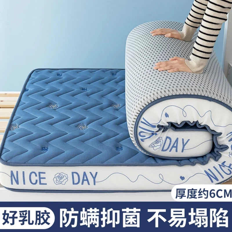 matelas en mousse à mémoire de forme pliable épais et chaud - vue 7 sur 9