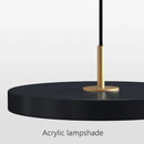Suspension LED moderne avec disque d'étude