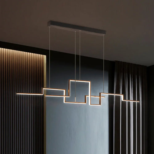 suspension led minimalistes modernes réglables pour décoration intérieure
