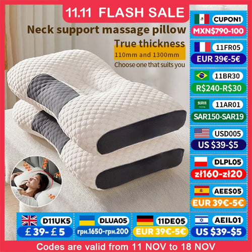 nouvel oreiller cervical orthopédique en fibre de soja pour un sommeil réparateur