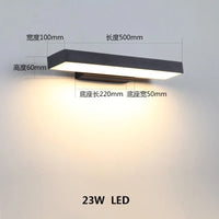 Outdoor Sensing Wall Lamp, Outdoor Waterproof Wall, Villa Courtyard Waterproof, Entrance Door Human Body Sensing Lamp