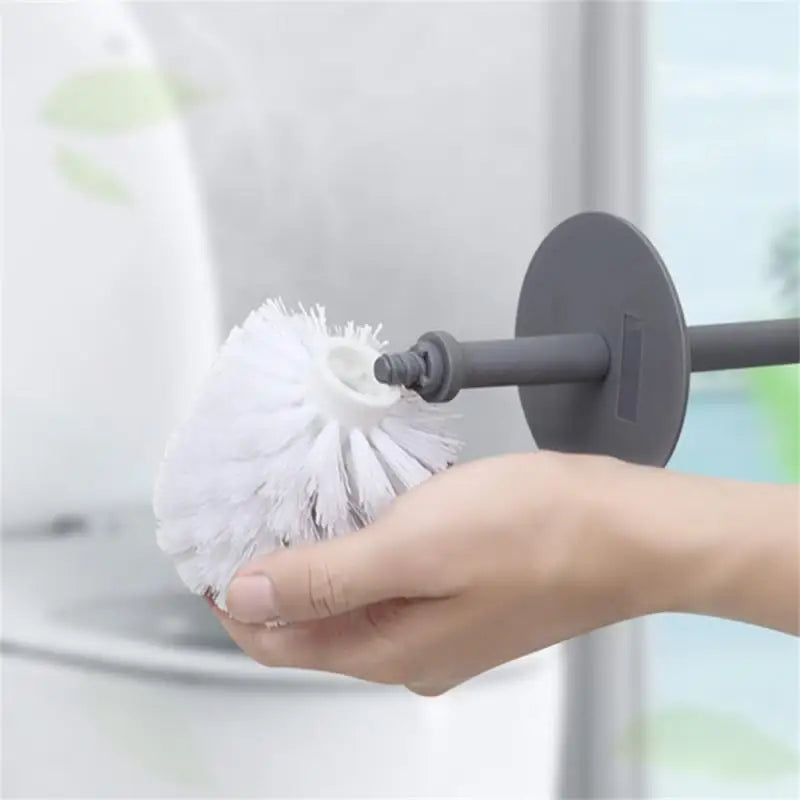 brosse de toilette moderne avec couvercle design élégant accessoires de nettoyage