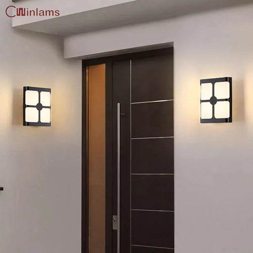 applique murale led extérieure moderne et étanche pour jardin et allée