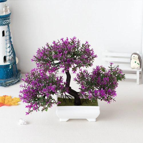 plantes artificielles décoratives bonsaï en pot pour jardin zen - vue 26 sur 25