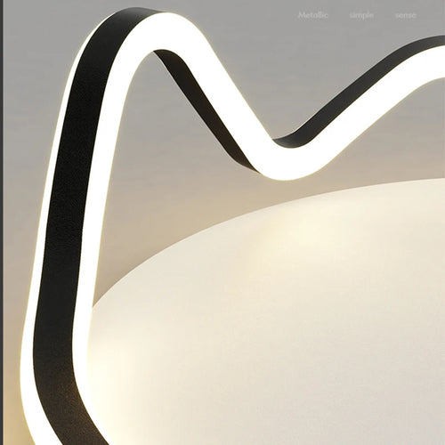 Plafonnier moderne à LEDs lumière pour salon chambre salle à manger étude cuisine